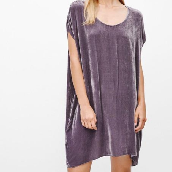 Wilfred Cranberry Velvet Floral Bouchette Dress NWT XS - Picture 1 of 8